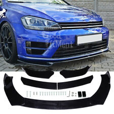 Front Bumper Lip Splitter Spoiler For VW Golf MK4 MK5 A3 Leon MK2 MK3 Focus MK1