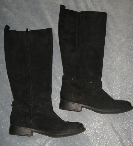 Clarks black suede - , 'plaza