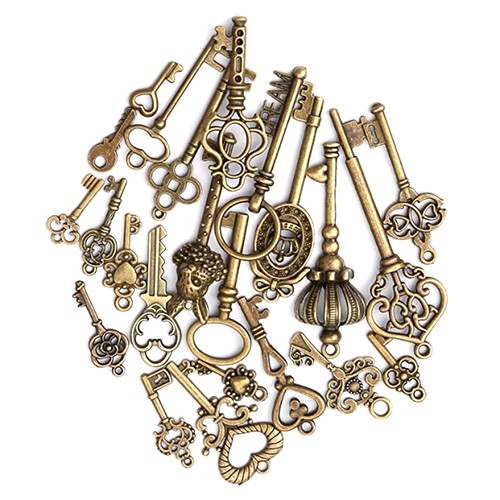 46pcs old vintage antique - 46pcs,