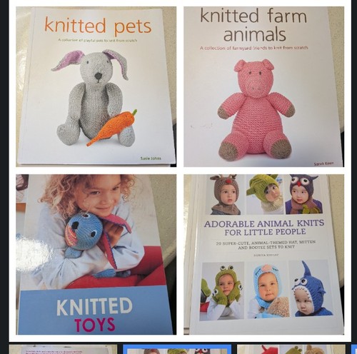 Knitted pets farm - knitted,