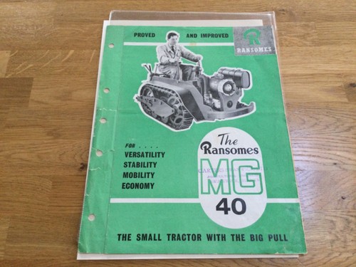 Ransomes mg40 fold out - ransomes,
