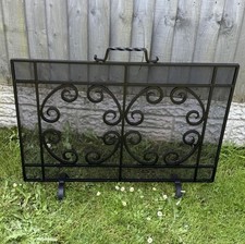 Vintage wrought iron fire - vintage,