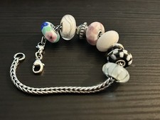 Authentic Trollbeads Bracelet 7.1 With Beads