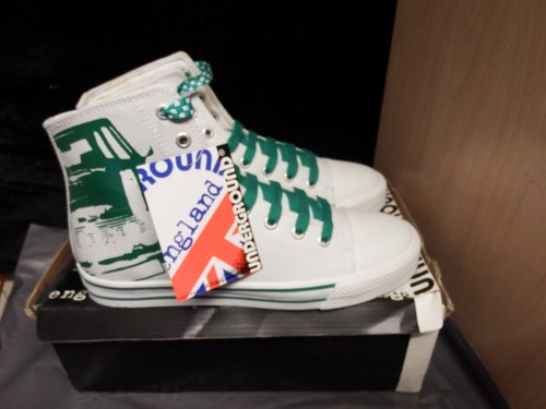 Underground white green canvas - white/green,