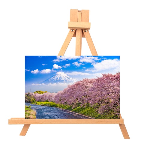 Small table easel stand - stand, beech