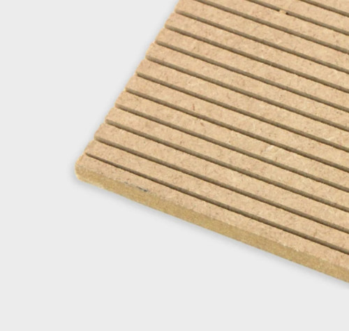 Grooved mdf board - grooved, 6mm
