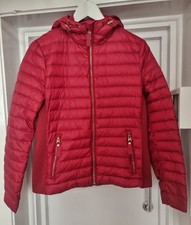 LADIES M&S PER UNA RED QUILTED