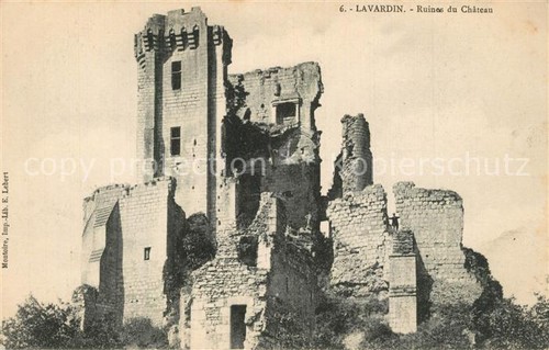 Lavardin loir cher ruines - loir-et-cher,