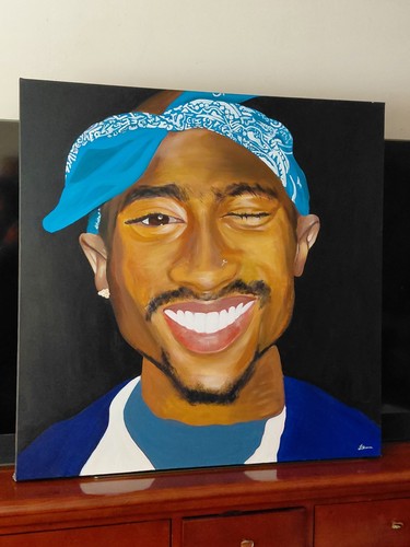 Tupac shakur large - large, painting