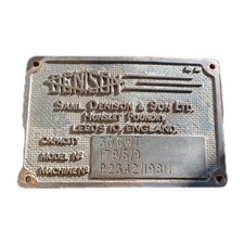 Railwayana Brass Denison