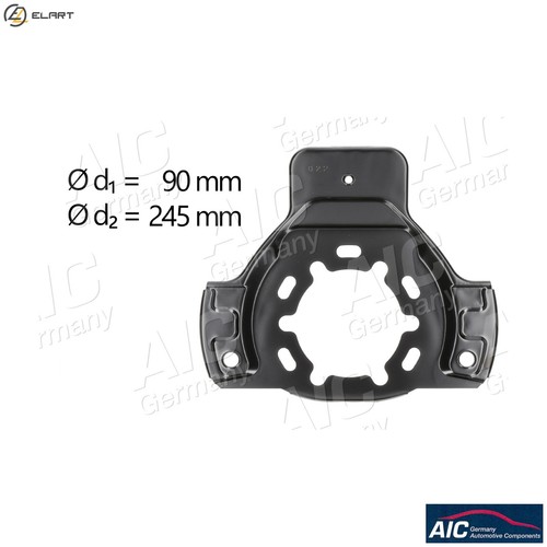 Splash guard brake disc 55500 - splash,