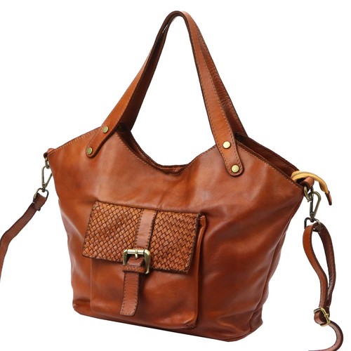 Italian leather tote - tote, bag