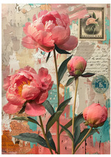 1 x  A4 Rice Paper Decoupage -