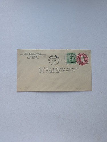 Wwii postal history - wwii, 1943