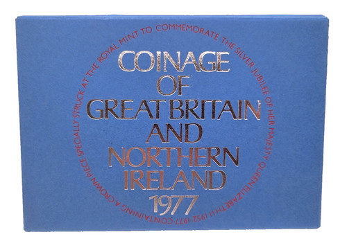 1977 royal mint proof coin - mint, set