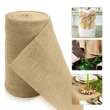 Time to Sparkle 30cmx20m Lace Hessian Jute Roll Table Runners Wedding Natural