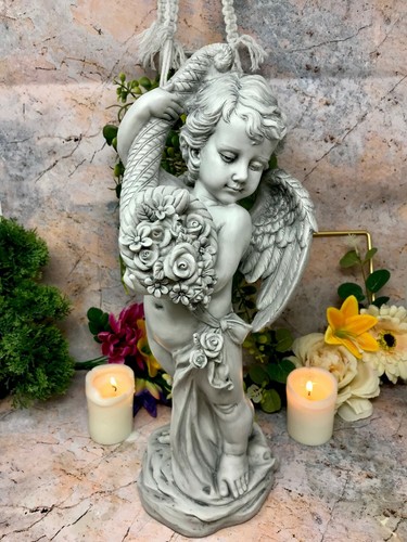 Cherub guardian angel ornament - cherub,