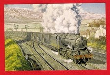 Postcard - LMS Steam Loco 8233 at Peak Forest - Stanier 8F Society No 2: MA Arts
