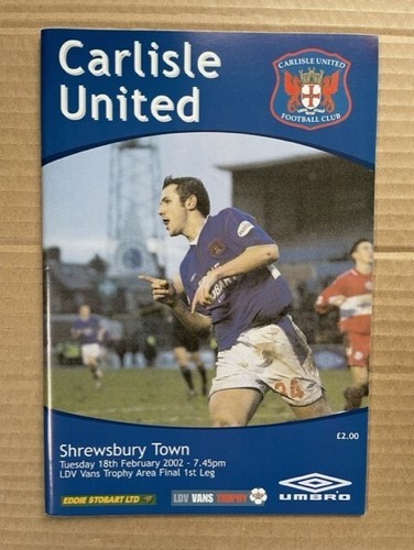 Carlisle united shrewsbury - carlisle, v