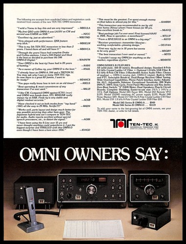 1979ten tec omni transceiver - 1979ten-tec,