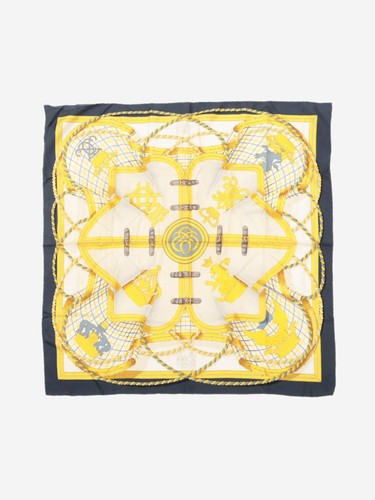 Hermes yellow grand tenue silk - tenue,