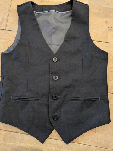 Dark grey fully lined - lined, boys