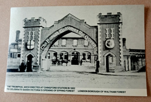 The triumphal arch erected - erected, at