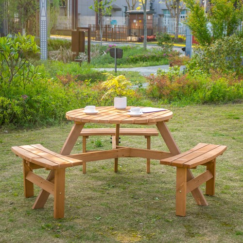 Garden round table chair - round,