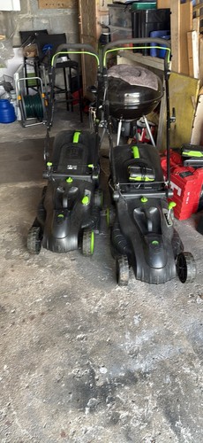 Two gtech cordless lawnmower - two,