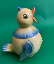 rare  vintage Goebel W Germany yellow Bird /chick Trinket Lidded Box