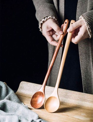 Wooden long handle - wooden,