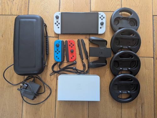 Nintendo switch oled - oled, white