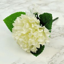 ARTIFICIAL SILK FLOWERS SINGLE CARNATION BUTTONHOLE 7 COLOURS 