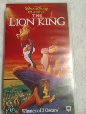 THE LION KING VHS  VIDEO  TAPE