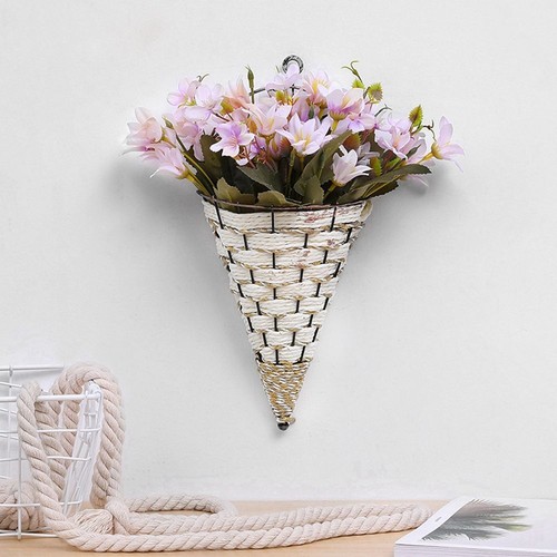 Rattan hanging planter - rattan,