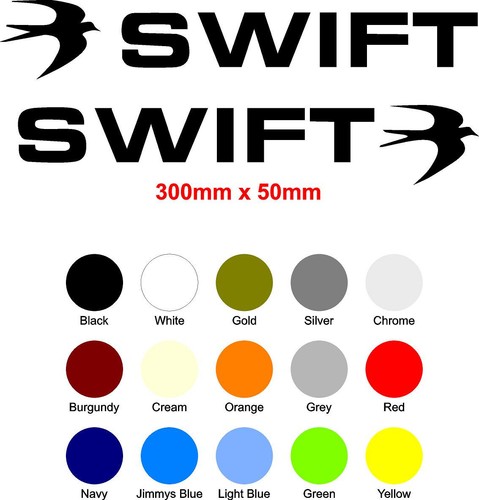 Swift motorhome stickers set - swift,