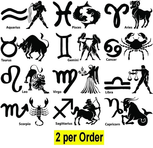 Zodiac temporary tattoo - zodiac,