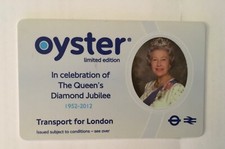 Queen Elizabeth II Oyster Card - Queen Diamond Jubilee  (Majestic / Queen of Eng