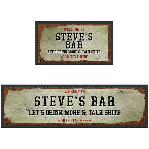 Personalised welcome bar - welcome,