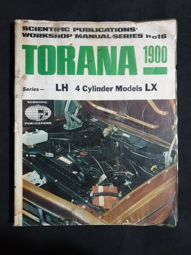 Torana 1900 workshop - 1900,