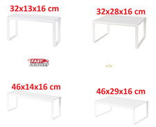 NEW IKEA Variera Shelf Insert White Cupboard Kitchen Organizer Stand Stackable