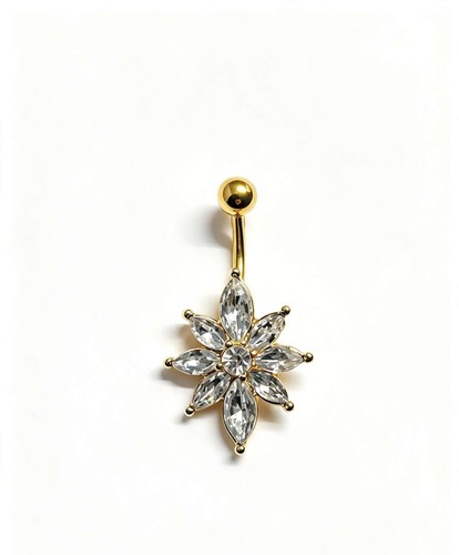 Belly bar piercing ring - bar,