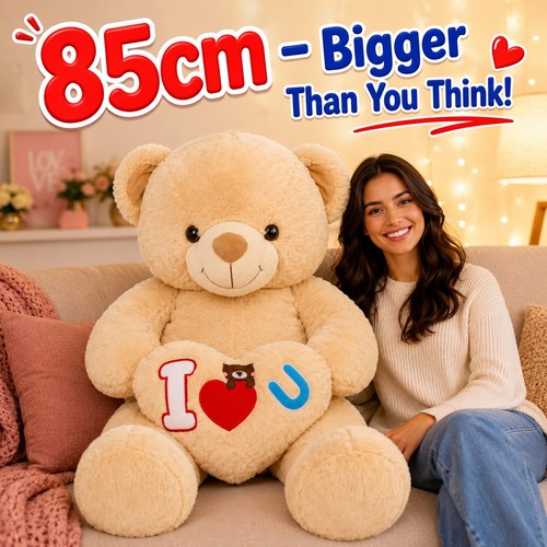 Giant love you teddy - love,