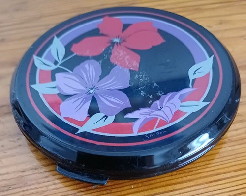 Stratton metallic black floral - metallic,