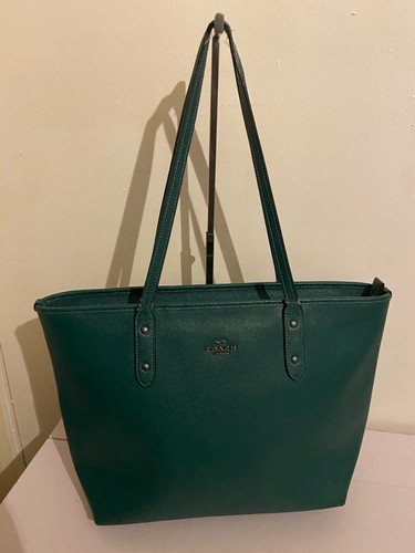 Vintage coach green saffiano - vintage,