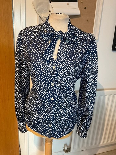 Vintage 80s new - wave, navy