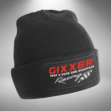 GIXXER Drop A Gear Beanie Hat / Wooly Hat Superbike Motorbike Bikes Road Bike