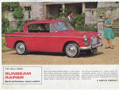 Sunbeam rapier series 1600 - sunbeam,