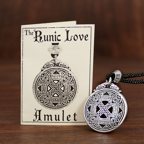 Pewter norse runic love - norse,