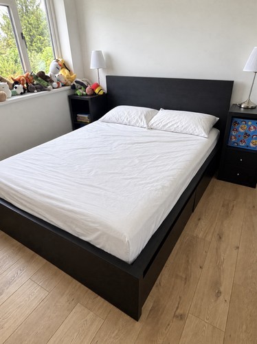 Ikea malmbed frame - ikea, frame,